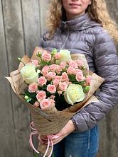 Букет цветов из:  Розы в Новомосковске