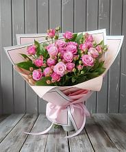 Букет Розовый кустик в Новомосковске