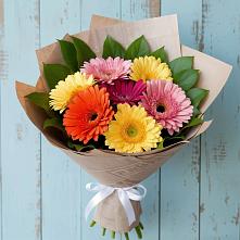Букет цветов из:  Герберы #REPLACE_PRED# Новомосковске
