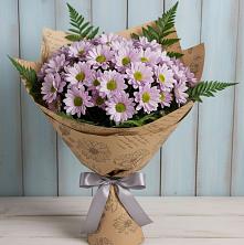 Букет цветов из:  Хризантемы в Новомосковске