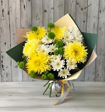 Букет цветов из:  Хризантемы в Новомосковске