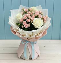 Букет цветов из:  Розы в Новомосковске