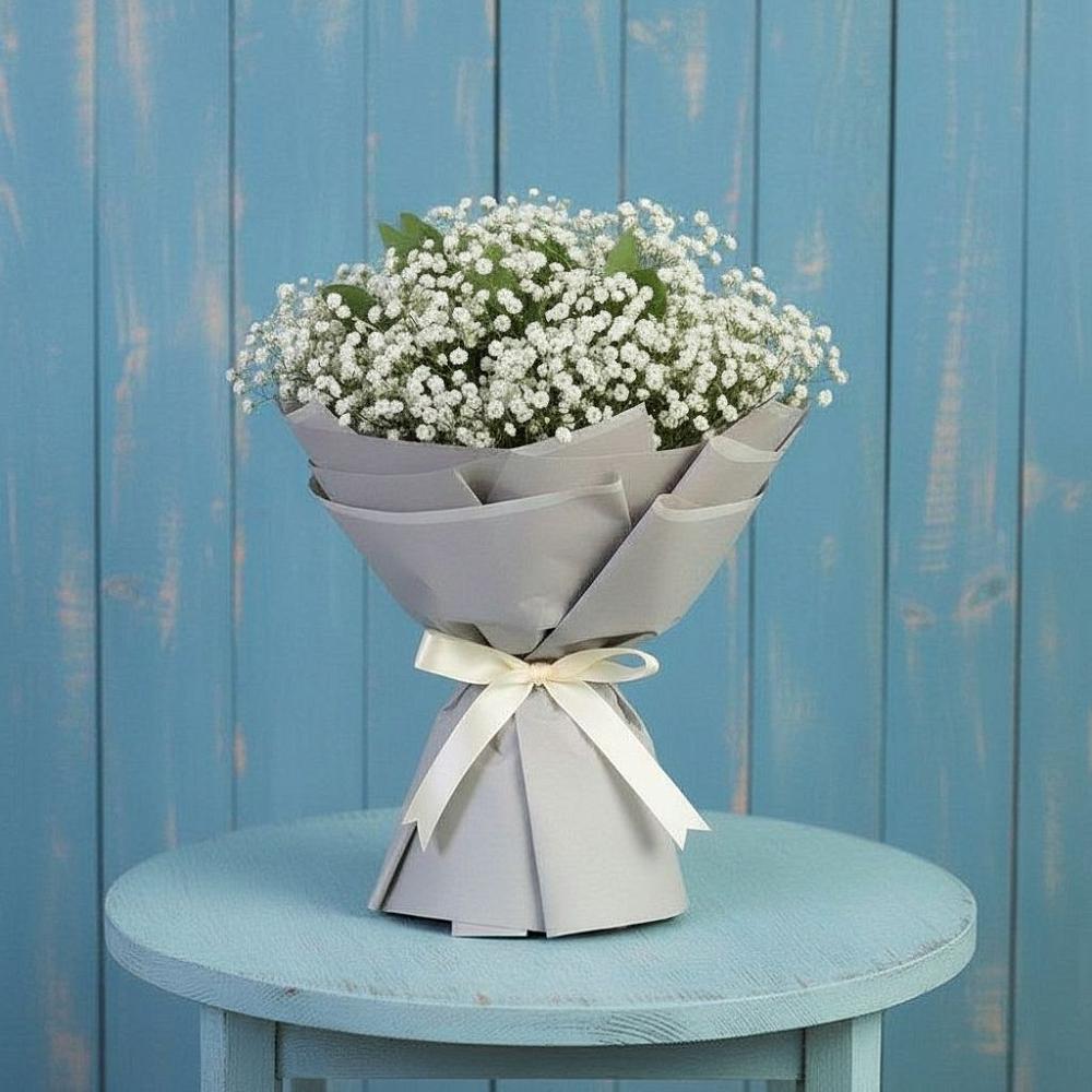 Букет цветов из: Гипсофила в Новомосковске