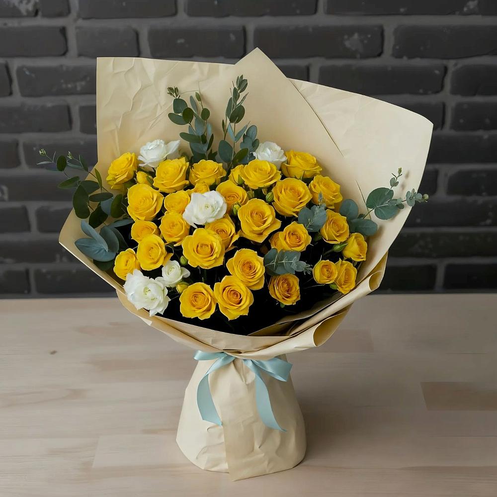 Букет цветов из: Розы в Новомосковске