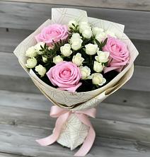 Букет цветов из:  Розы в Новомосковске
