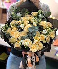 Букет цветов из:  Розы и Лизиантусы #REPLACE_PRED# Новомосковске