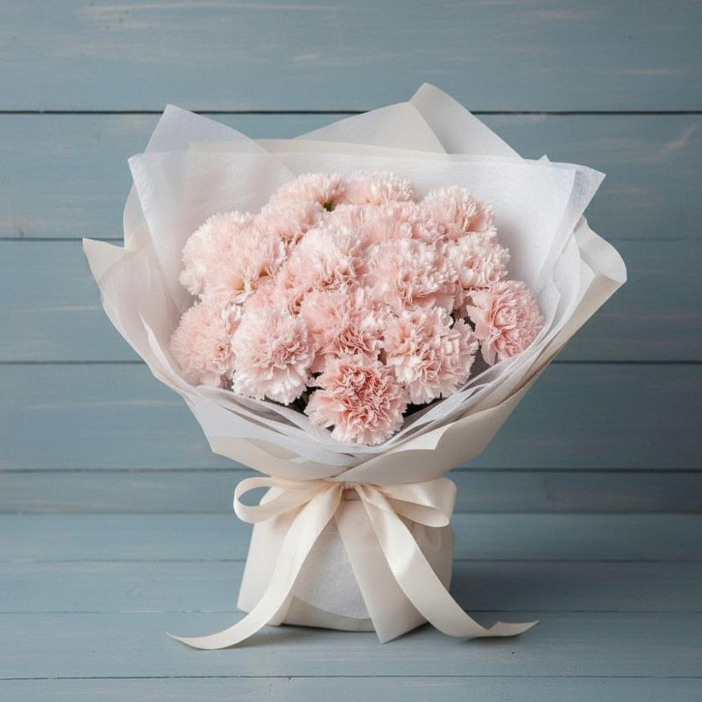 Букет цветов из: Гвоздики в Новомосковске