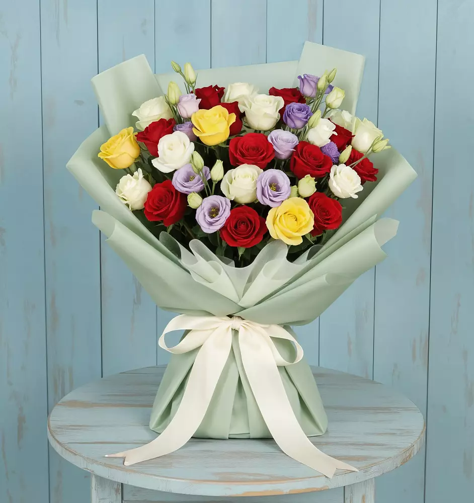 Букет цветов из: Розы в Новомосковске